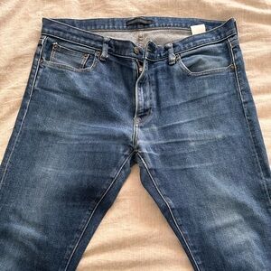 Uniqlo Men's Slim Jeans - Deep Blue
